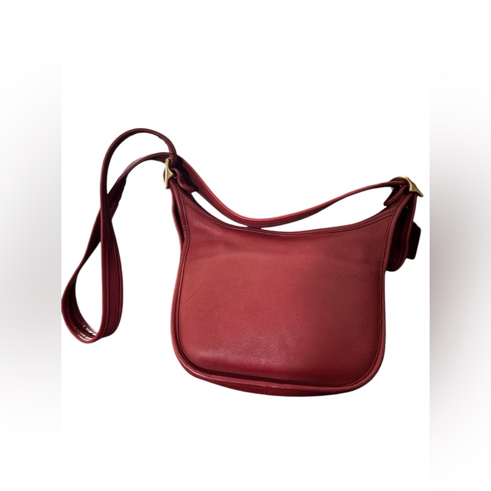 Vintage Coach Red Janice Legacy Bag 9950
